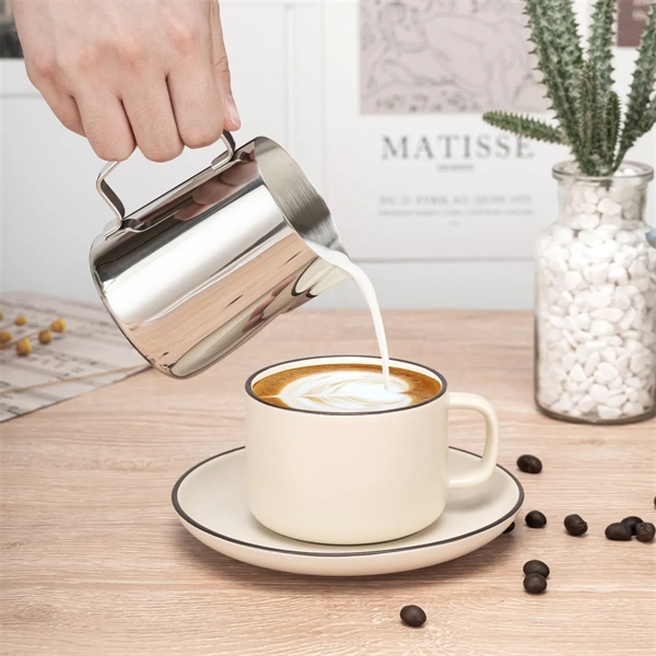 12oz Milk Frother Cup with Clear Scale - 12oz Milk Frother Cup with Clear Scale - Image 4 of 4