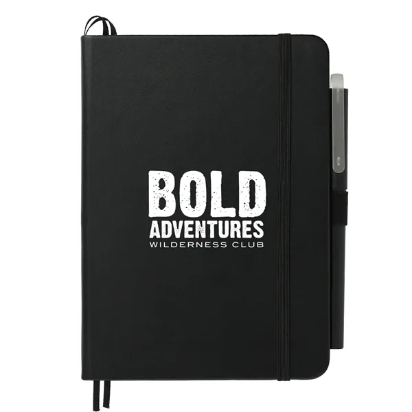 5" x 7" Recycled ing Bound Notebook w Pen