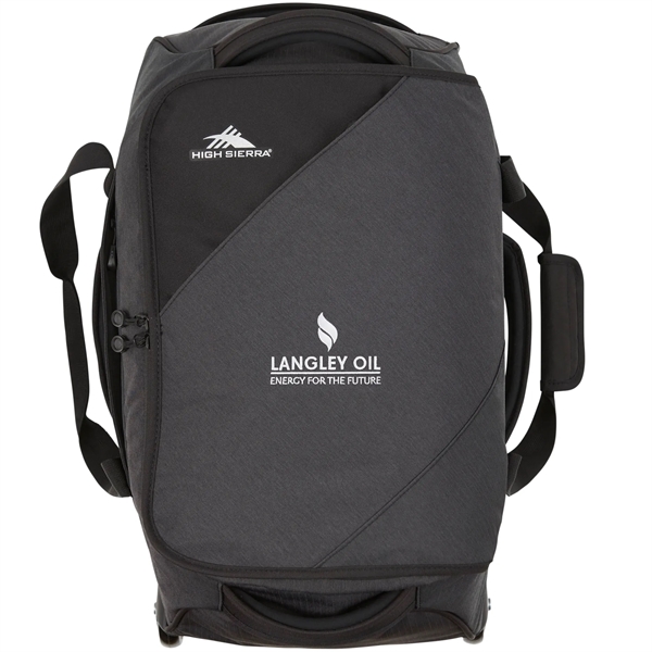 Custom High Sierra Forester RPET 22" Wheeled Duffle Bag
