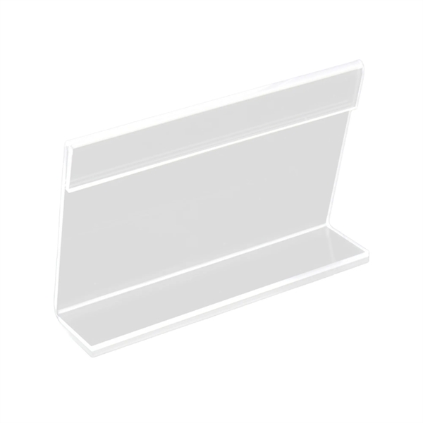 A6 L-Shaped Acrylic Transparent Signage Nameplates-Desk - A6 L-Shaped Acrylic Transparent Signage Nameplates-Desk - Image 2 of 2