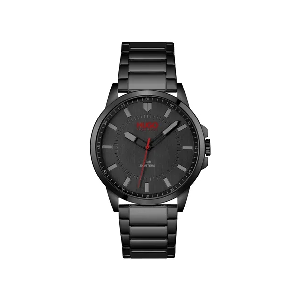 Hugo #First Gents Watch. IP Black Steel Case - Hugo #First Gents Watch. IP Black Steel Case - Image 0 of 0