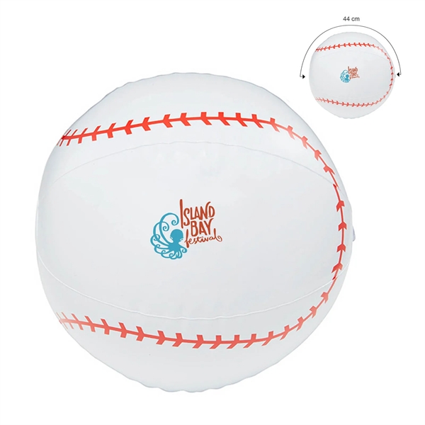 16" Baseball Beach Ball - 16" Baseball Beach Ball - Image 0 of 1