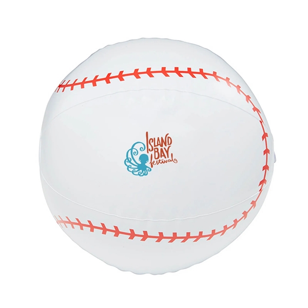 16" Baseball Beach Ball - 16" Baseball Beach Ball - Image 1 of 1