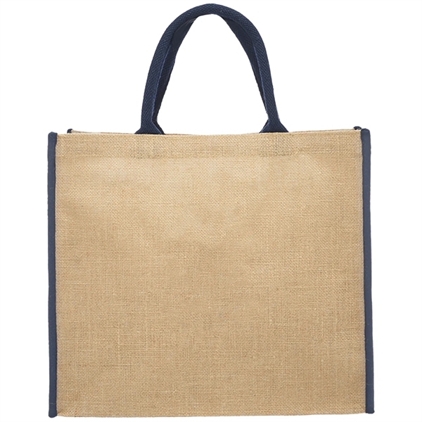 Laminated Eco-Friendly Jute Tote Bag - Laminated Eco-Friendly Jute Tote Bag - Image 4 of 5