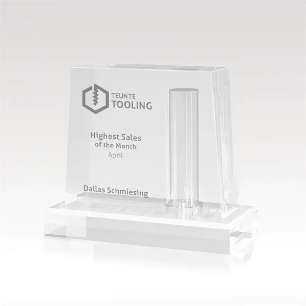 Vault Crystal Award - Encased Design 7" - Vault Crystal Award - Encased Design 7" - Image 1 of 2