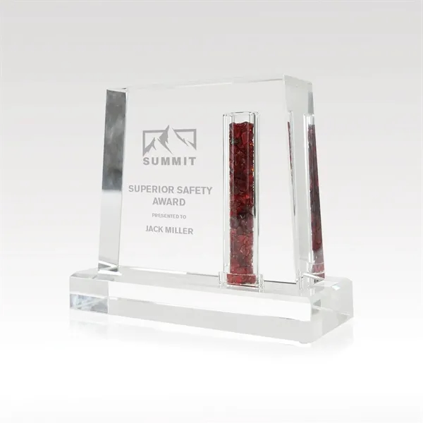 Vault Crystal Award - Encased Design 7" - Vault Crystal Award - Encased Design 7" - Image 0 of 2