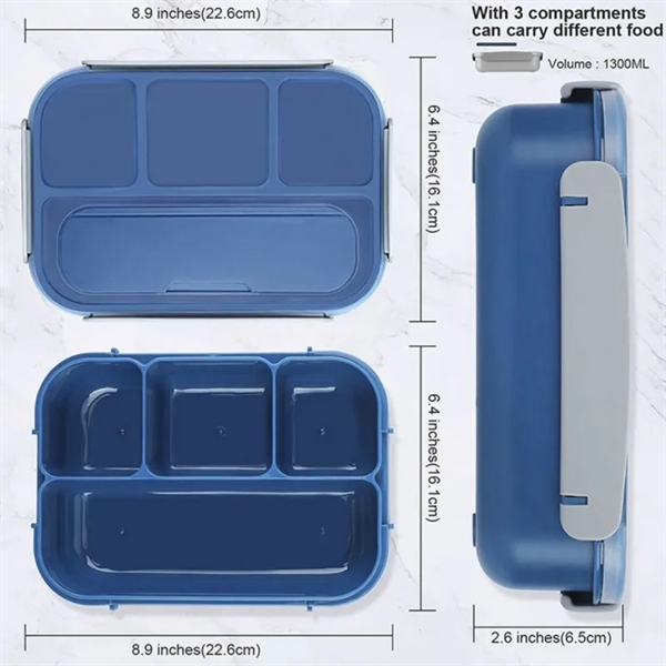 45oz Home Health Food Bento Lunch Box - 45oz Home Health Food Bento Lunch Box - Image 1 of 4