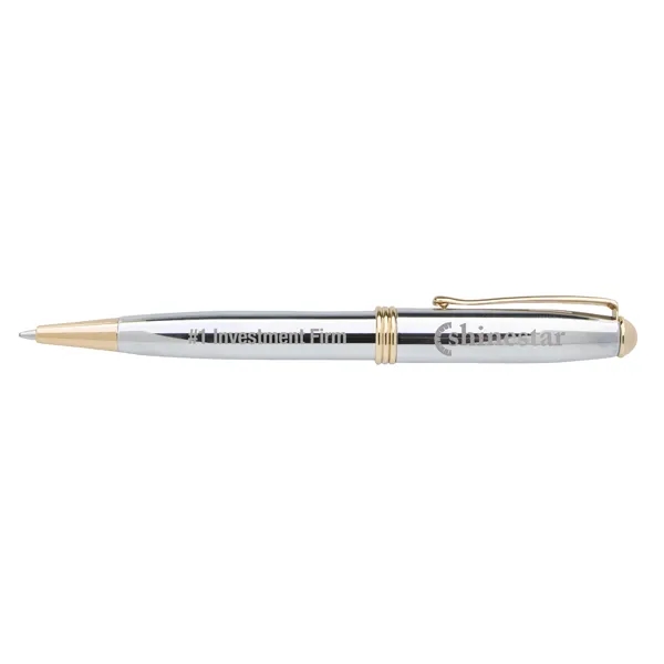 Souvenir® Worthington® Chrome Ballpoint Pen - Souvenir® Worthington® Chrome Ballpoint Pen - Image 3 of 6