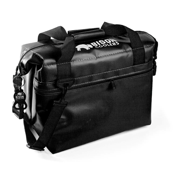 12-Can Bison® USA-Made SoftPak Cooler Bag (13" x 8" x 11")