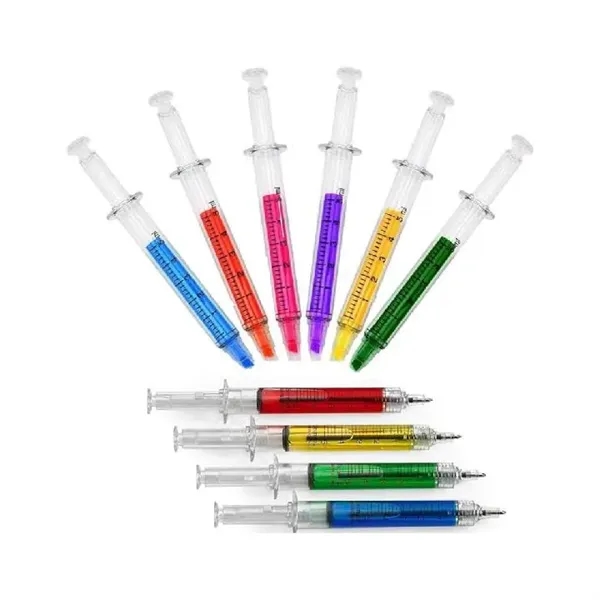 Syringe Highlighter Pens with multiple Colors - Syringe Highlighter Pens with multiple Colors - Image 2 of 4
