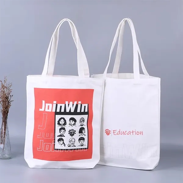2-Sided Full-color Printed 12 oz. Cotton Canvas Tote Bag - 2-Sided Full-color Printed 12 oz. Cotton Canvas Tote Bag - Image 1 of 4