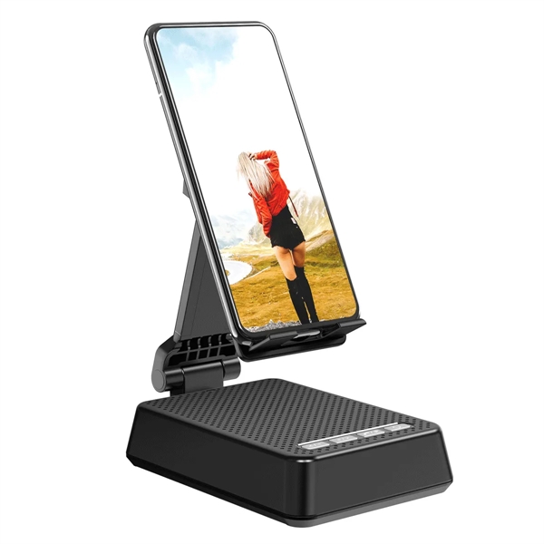 Phone Stand with Wireless Bluetooth Speaker - Phone Stand with Wireless Bluetooth Speaker - Image 0 of 1