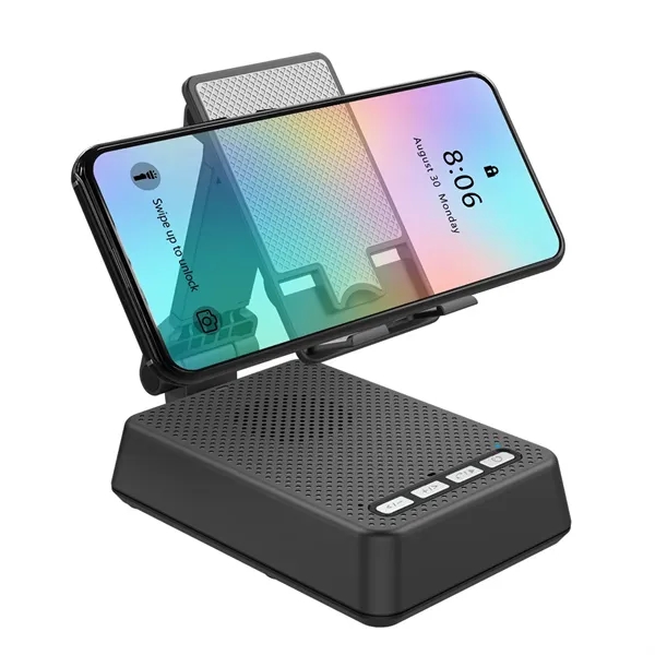 Phone Stand with Wireless Bluetooth Speaker - Phone Stand with Wireless Bluetooth Speaker - Image 1 of 1