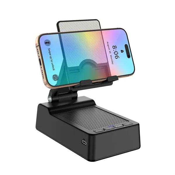 Cell Phone Stand with Bluetooth Speaker - Cell Phone Stand with Bluetooth Speaker - Image 0 of 1