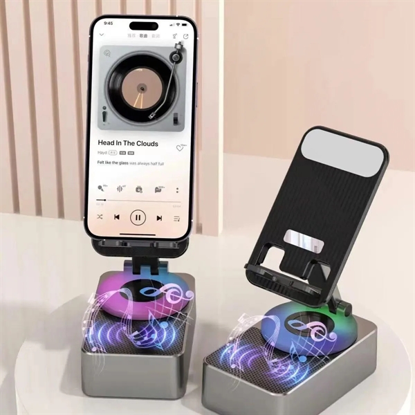 3 In 1 Phone Stand Wireless Speaker - 3 In 1 Phone Stand Wireless Speaker - Image 1 of 2