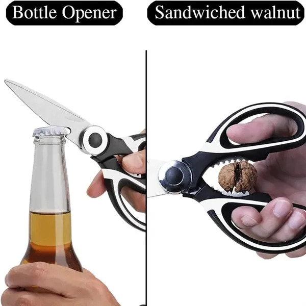 Heavy Duty Stainless Steel Kitchen Scissors - Heavy Duty Stainless Steel Kitchen Scissors - Image 4 of 6