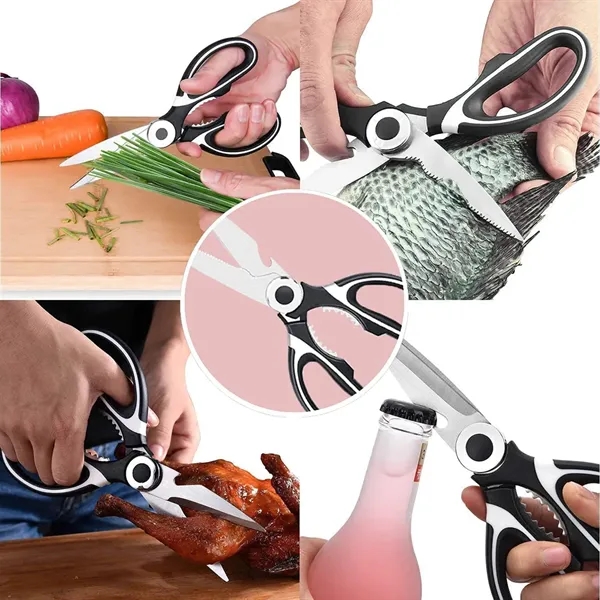 Heavy Duty Stainless Steel Kitchen Scissors - Heavy Duty Stainless Steel Kitchen Scissors - Image 5 of 6