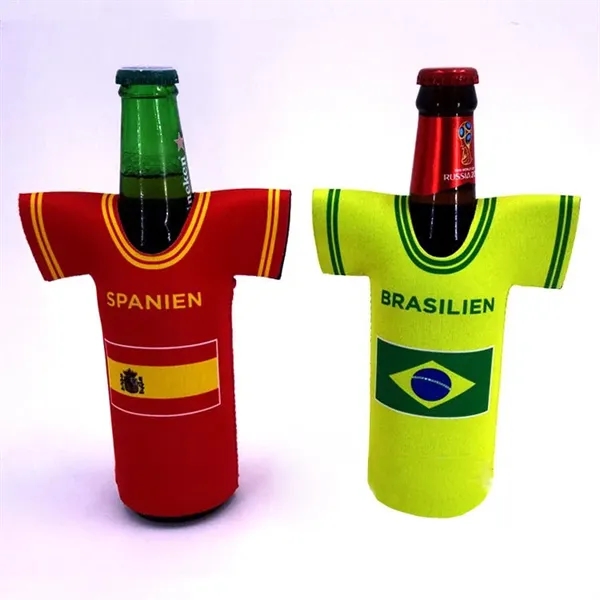 T Shirt Shape Can Coolers Collapsible Beer Sleeves - T Shirt Shape Can Coolers Collapsible Beer Sleeves - Image 1 of 7