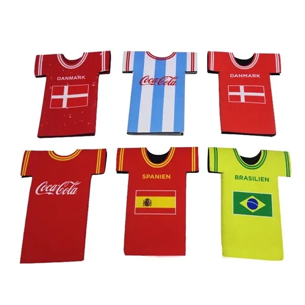 T Shirt Shape Can Coolers Collapsible Beer Sleeves - T Shirt Shape Can Coolers Collapsible Beer Sleeves - Image 2 of 7