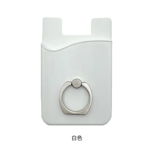 Silicone Phone Wallet With Ring Holder - Silicone Phone Wallet With Ring Holder - Image 11 of 20