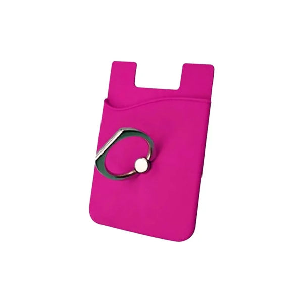 Silicone Phone Wallet With Ring Holder - Silicone Phone Wallet With Ring Holder - Image 17 of 20