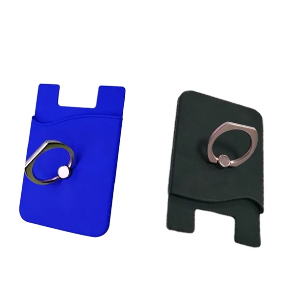 Silicone Phone Wallet With Ring Holder - Silicone Phone Wallet With Ring Holder - Image 18 of 20