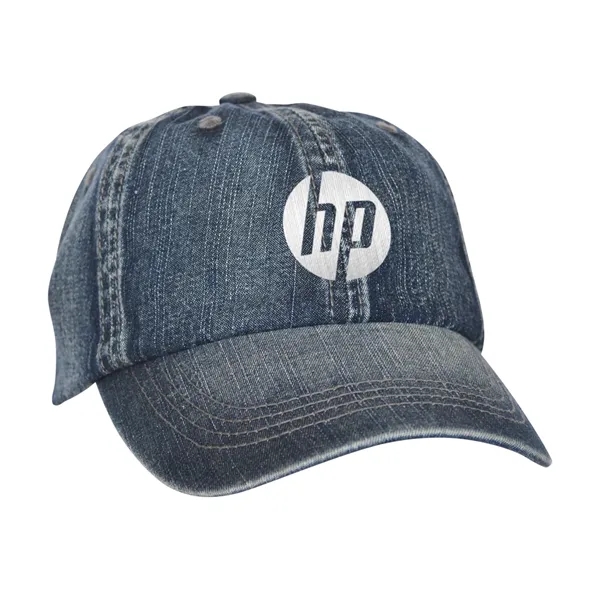 ACE USA Washed Slub Denim Cap - ACE USA Washed Slub Denim Cap - Image 0 of 1