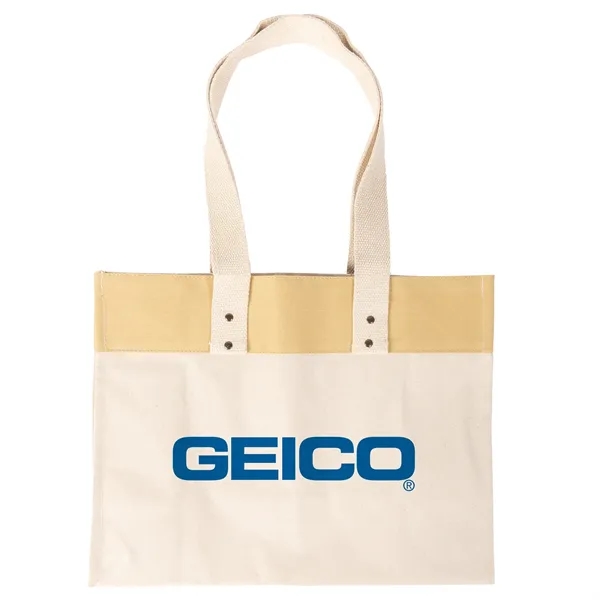 ACE USA Color Block Laminated Tote - ACE USA Color Block Laminated Tote - Image 0 of 2