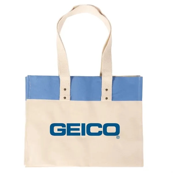 ACE USA Color Block Laminated Tote - ACE USA Color Block Laminated Tote - Image 1 of 2