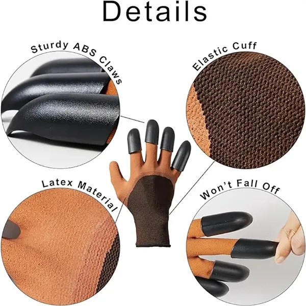 Garden Gloves with Claws - Garden Gloves with Claws - Image 2 of 3