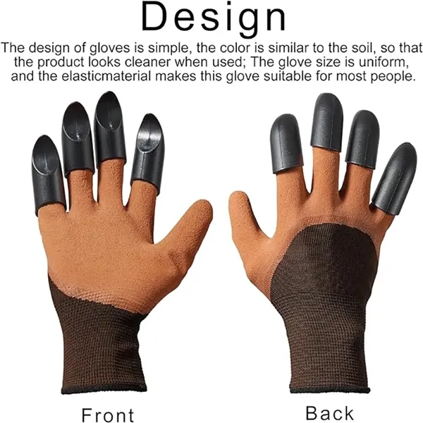 Garden Gloves with Claws - Garden Gloves with Claws - Image 3 of 3