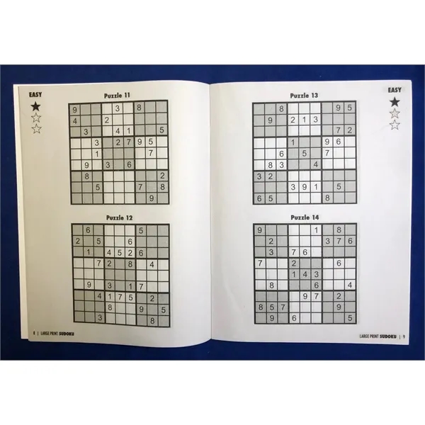 Standard Large Print Sudoku Puzzle Book - Volume 1 - Standard Large Print Sudoku Puzzle Book - Volume 1 - Image 3 of 3