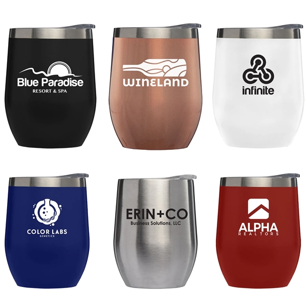Escape - 11oz. Double Wall Stainless Wine Cup -