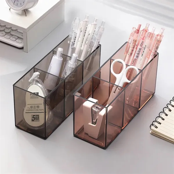 3 Compartments Acrylic Organizer - 3 Compartments Acrylic Organizer - Image 3 of 5