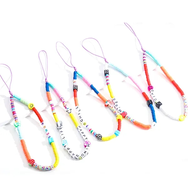 Beaded Mobile Phone Lanyard Wrist Strap - Beaded Mobile Phone Lanyard Wrist Strap - Image 0 of 1