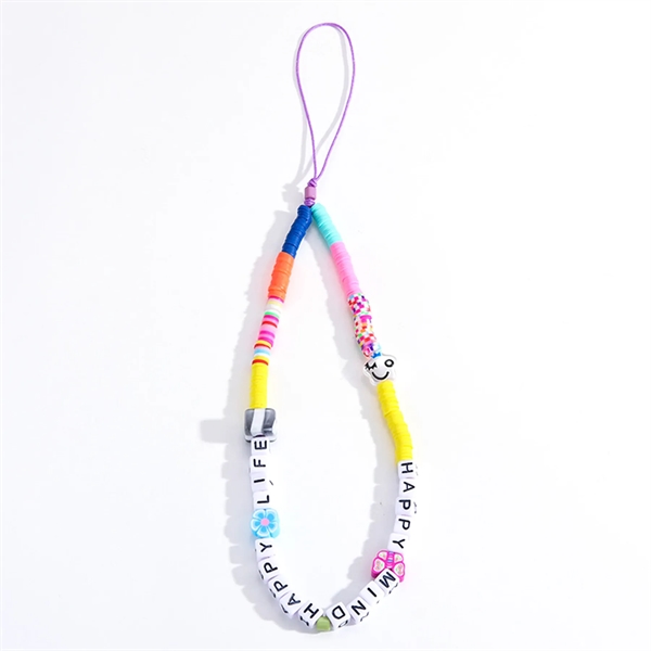 Beaded Mobile Phone Lanyard Wrist Strap - Beaded Mobile Phone Lanyard Wrist Strap - Image 1 of 1