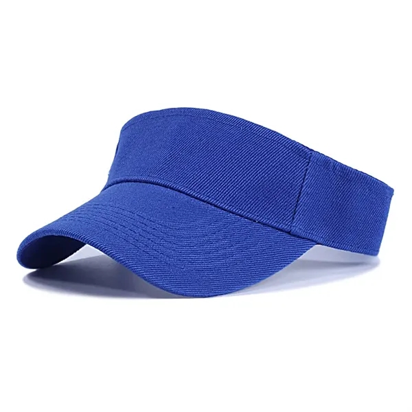 Custom Summer Solid Color Sport Empty Top Visor Cap - Custom Summer Solid Color Sport Empty Top Visor Cap - Image 3 of 7