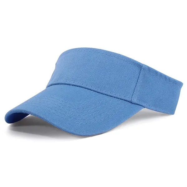 Custom Summer Solid Color Sport Empty Top Visor Cap - Custom Summer Solid Color Sport Empty Top Visor Cap - Image 4 of 7