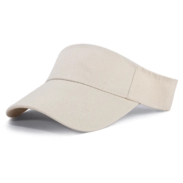 Custom Summer Solid Color Sport Empty Top Visor Cap - Custom Summer Solid Color Sport Empty Top Visor Cap - Image 7 of 7