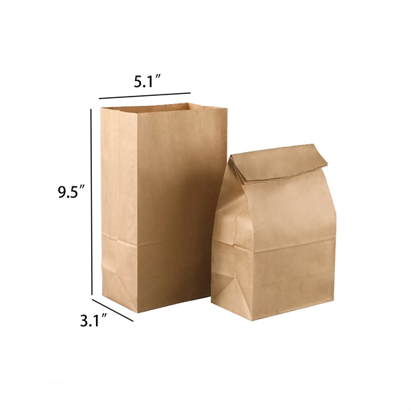 Food Packaging Snack Kraft Paper Bags - Food Packaging Snack Kraft Paper Bags - Image 1 of 2