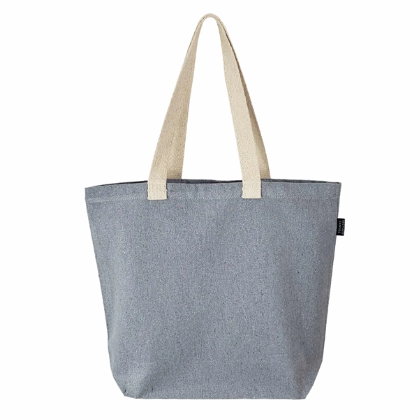 Recycled Canvas Trendy All-Day Tote Bag - Recycled Canvas Trendy All-Day Tote Bag - Image 1 of 24