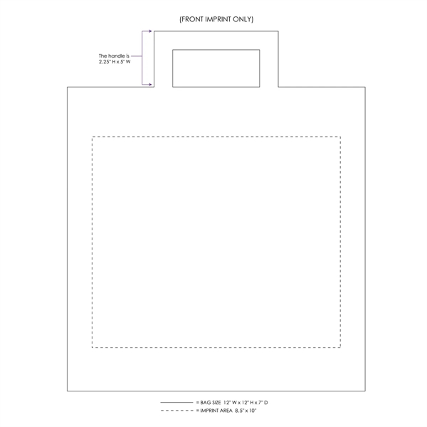 Kraft Natural Flat Handle Bag With One Color Printing - Kraft Natural Flat Handle Bag With One Color Printing - Image 2 of 16