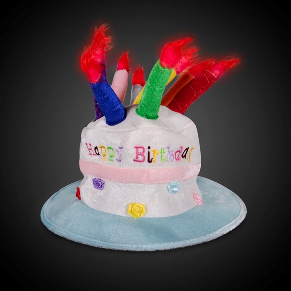 Birthday Cake and Candles LED Hat - Birthday Cake and Candles LED Hat - Image 1 of 1