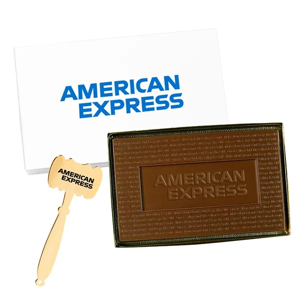 8 oz. Cutout Shape Custom Logo Molded Chocolate - 8 oz. Cutout Shape Custom Logo Molded Chocolate - Image 3 of 3