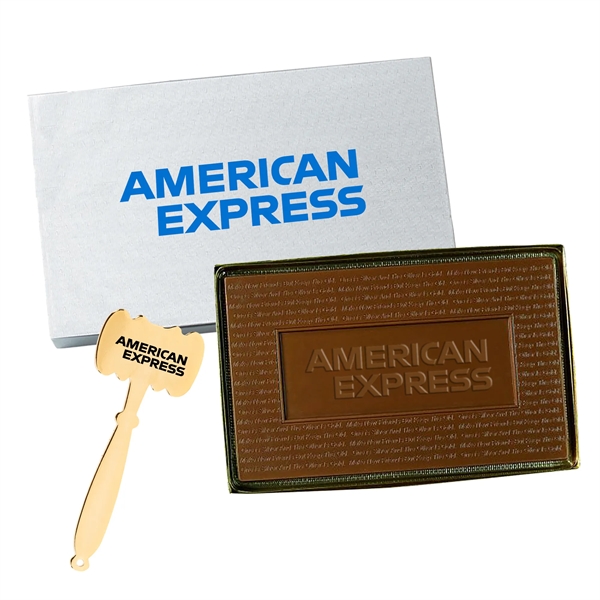 8 oz. Cutout Shape Custom Logo Molded Chocolate