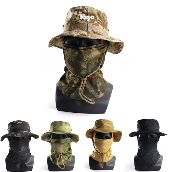 Fishing Boonie Hat and Face Mask Set - Fishing Boonie Hat and Face Mask Set - Image 0 of 4