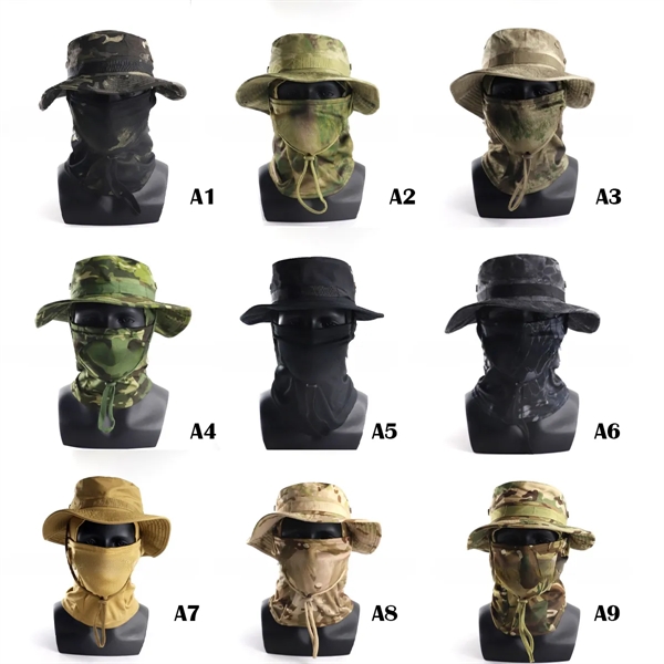 Fishing Boonie Hat and Face Mask Set - Fishing Boonie Hat and Face Mask Set - Image 1 of 4