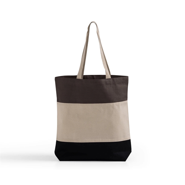 Tri-Color Canvas Tote Bag - Tri-Color Canvas Tote Bag - Image 1 of 17