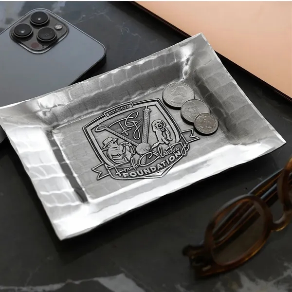 5"x7" Metal Desk Valet Tray - 5"x7" Metal Desk Valet Tray - Image 0 of 3