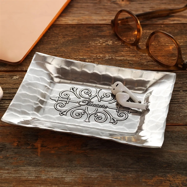 5"x7" Metal Desk Valet Tray - 5"x7" Metal Desk Valet Tray - Image 2 of 3